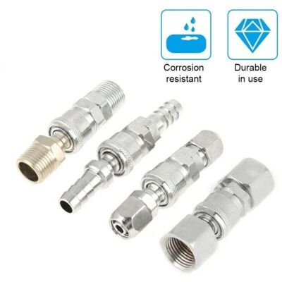OEM Conectores Para Mangueras De Compresor De Aire, 8 Piezas, Rosca Macho Bsp De 1/2", Kit Completo Con Acoplamientos Rápidos De 8 X 12 Mm Y Conector.-crezuo OEM Conectores Para Mangueras De Compresor De Aire, 8 Piezas, Rosca Macho Bsp De 1/2", Kit Completo Con Acoplamientos Rápidos De 8 X 12 Mm Y Conector.-crezuo