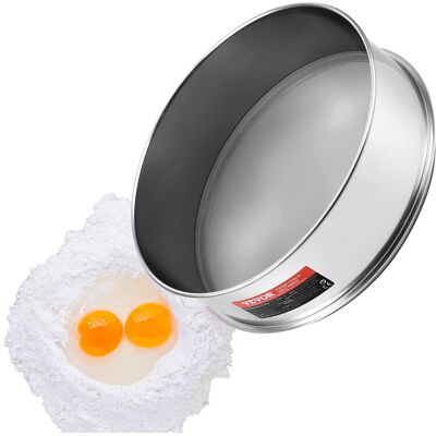 Tamiz de Acero Inoxidable Alimentario Vevor 150 Malla 12,6 pulgadas Tamiz de Acero Inoxidable Alimentario Vevor 150 Malla 12,6 pulgadas
