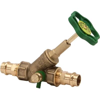 SCHLÖSSER ARMATUREN Js Válvula De Paso Total, Con Conexión De Prensa (rosca Hembra), Con Vaciado, Con Husillo Ascendente, Dn20, Diámetro De Prensa 18mm, Certificado Dvgw, 0015181800001 SCHLÖSSER ARMATUREN Js Válvula De Paso Total, Con Conexión De Prensa (rosca Hembra), Con Vaciado, Con Husillo Ascendente, Dn20, Diámetro De Prensa 18mm, Certificado Dvgw, 0015181800001