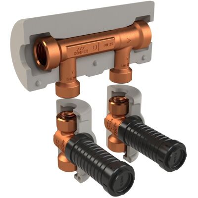 Grupo Divisor De Flujo Venturi Kemper Khs -dinámico-, Para Montaje Empotrado, Paso Rosca Interior, Figura 650 00, Dn 20, Dn 20, 6500002000 Grupo Divisor De Flujo Venturi Kemper Khs -dinámico-, Para Montaje Empotrado, Paso Rosca Interior, Figura 650 00, Dn 20, Dn 20, 6500002000