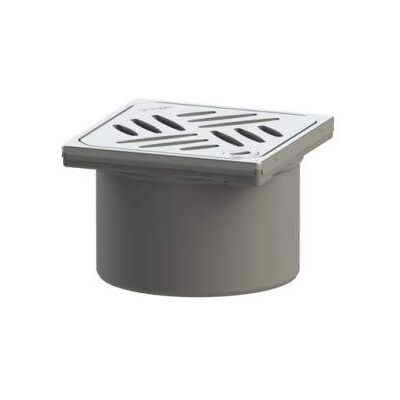 Kessel System 125 Pieza superior - Desagüe de bañera DN 50 - 12x12 cm Kessel System 125 Pieza superior - Desagüe de bañera DN 50 - 12x12 cm