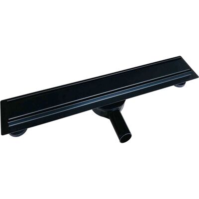 Bernstein - Canal De Ducha De Acero Inoxidable Negro - Flexgtb02 - Longitud 80cm Bernstein - Canal De Ducha De Acero Inoxidable Negro - Flexgtb02 - Longitud 80cm