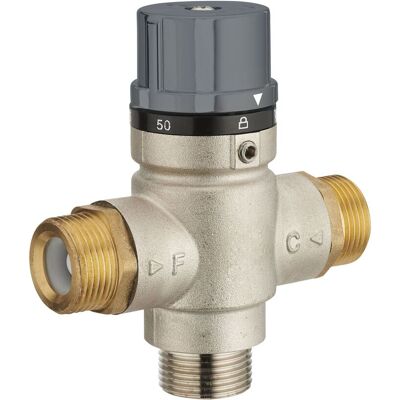 Quick Plomberie - 3/4 - Thermostatic - Mixer - Thermostatic mixer Quick Plomberie - 3/4 - Thermostatic - Mixer - Thermostatic mixer
