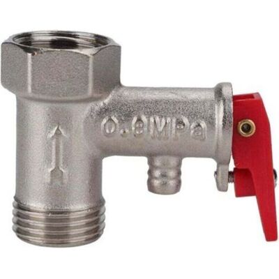 OEM Válvula De Alivio - Válvula De Seguridad De Latón Para Calentador De Agua Eléctrico, Macho X Hembra, Con Conexión Bsp (1/2" 0,8 Mpa) OEM Válvula De Alivio - Válvula De Seguridad De Latón Para Calentador De Agua Eléctrico, Macho X Hembra, Con Conexión Bsp (1/2" 0,8 Mpa)