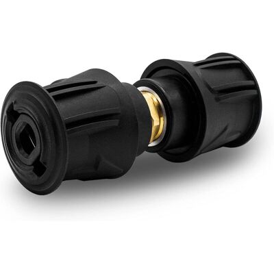 JSSEVN Accesorios Para Limpiadoras De Alta Presión: Conector Rápido De Alta Presión De Doble Cabezal, Adaptador De Conexión De Manguera (paquete De 2). JSSEVN Accesorios Para Limpiadoras De Alta Presión: Conector Rápido De Alta Presión De Doble Cabezal, Adaptador De Conexión De Manguera (paquete De 2).