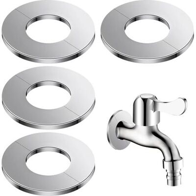 ENLENK 4 Piezas, Rosetón, Placa De Rosetón Redonda Dividida De Acero Para Grifo. Adecuado Para Válvulas, Cubiertas De Tuberías Para Duchas, Radiadores Y Conducciones De Agua (32) ENLENK 4 Piezas, Rosetón, Placa De Rosetón Redonda Dividida De Acero Para Grifo. Adecuado Para Válvulas, Cubiertas De Tuberías Para Duchas, Radiadores Y Conducciones De Agua (32)
