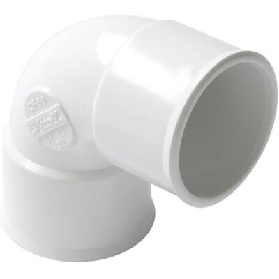 NICOLL Codo De 90° De Pvc Blanco Ff 32mm NICOLL Codo De 90° De Pvc Blanco Ff 32mm