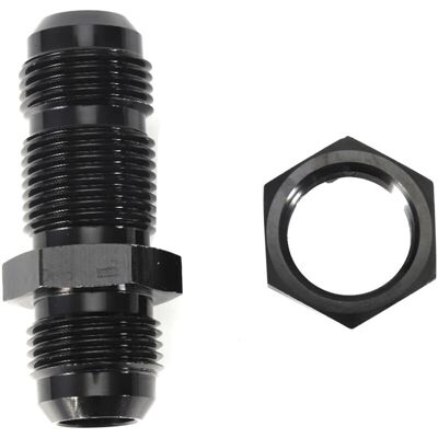 OEM Conector De Mamparo An8 Macho Grande Con Rosca Derecha Y Tuerca -crezuo OEM Conector De Mamparo An8 Macho Grande Con Rosca Derecha Y Tuerca -crezuo