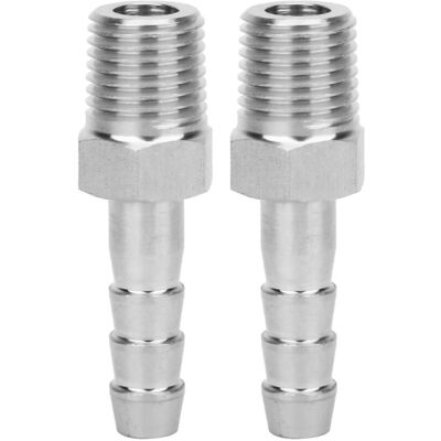 OEM Conector Macho De Rosca Bspt De Acero Inoxidable De 1/4 De Pulgada, 2 Piezas, Junta Dentada, Acoplamiento Rápido Para Manguera (bspt1/4-8mm) -crezuo OEM Conector Macho De Rosca Bspt De Acero Inoxidable De 1/4 De Pulgada, 2 Piezas, Junta Dentada, Acoplamiento Rápido Para Manguera (bspt1/4-8mm) -crezuo