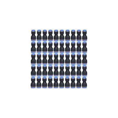 OEM Paquete De 50 Racores Reductores Neumáticos De Ajuste A Presión Para Manguera De Aire P10-8-crezuo OEM Paquete De 50 Racores Reductores Neumáticos De Ajuste A Presión Para Manguera De Aire P10-8-crezuo
