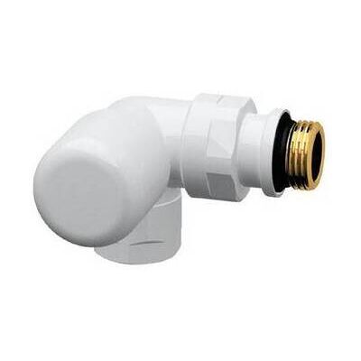 Valvola Termostatizzabile Ad Angolo Destro Topfar Misura: 1/2 Bianco Lucido Valvola Termostatizzabile Ad Angolo Destro Topfar Misura: 1/2 Bianco Lucido