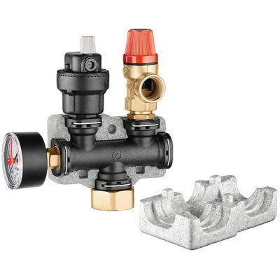 Thermador Caleffi 305673 Candelabro 1" 3 Bar En Ppsu Y Aislamiento Válvula Nf, Manómetro. Purgador Thermador Caleffi 305673 Candelabro 1" 3 Bar En Ppsu Y Aislamiento Válvula Nf, Manómetro. Purgador