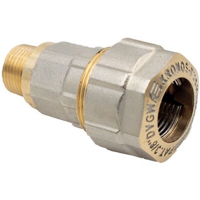 Conector de agua y gas de latón Ferrari Srl - 1'1/4 F Norma DWGV Conector de agua y gas de latón Ferrari Srl - 1'1/4 F Norma DWGV