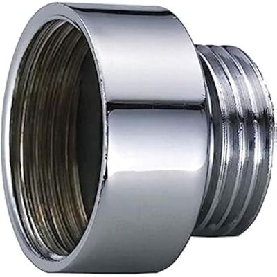 OEM Adaptadores De Manguera Cromados, Extremo Interior De 26 Mm, Extremo Exterior De 22 Mm, Conector De Manguera De Ducha, Conector De Grifo, Reductor De Manguera, Conector De Brazo De Ducha Mezclador. OEM Adaptadores De Manguera Cromados, Extremo Interior De 26 Mm, Extremo Exterior De 22 Mm, Conector De Manguera De Ducha, Conector De Grifo, Reductor De Manguera, Conector De Brazo De Ducha Mezclador.