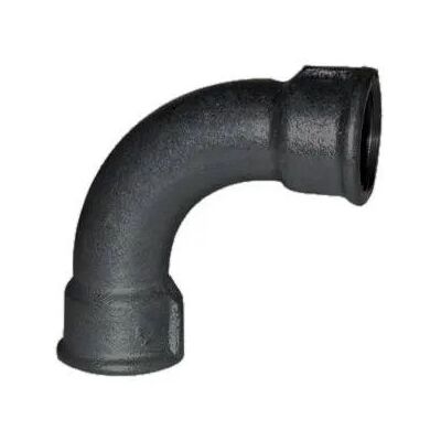 Codital - Codo Maleable 90°, 66x76, Doble Hembra Negro Radio Grande Codital - Codo Maleable 90°, 66x76, Doble Hembra Negro Radio Grande