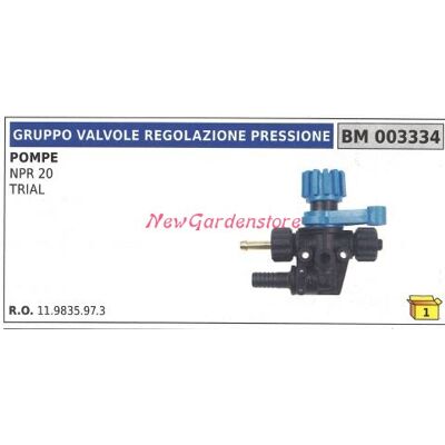 NEWGARDEN Conjunto De Válvula Limitadora De Presión Universal Para Bomba Bertolini Npr 20 003334 NEWGARDEN Conjunto De Válvula Limitadora De Presión Universal Para Bomba Bertolini Npr 20 003334