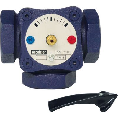 FERRARI SRL Válvula Desviadora De 3 Vías Con Sección Giratoria Interna Válvula Desviadora De 3 Vías 2" Rosca De Hierro Fundido FERRARI SRL Válvula Desviadora De 3 Vías Con Sección Giratoria Interna Válvula Desviadora De 3 Vías 2" Rosca De Hierro Fundido