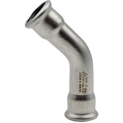 FERRARI SRL Codo A Presión 45° Ff 2 Mm - Dn 88.9 FERRARI SRL Codo A Presión 45° Ff 2 Mm - Dn 88.9