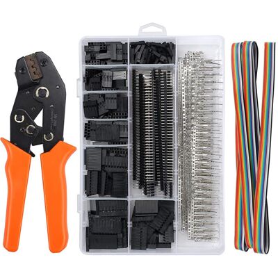 OEM Herramienta De Crimpado Sn-28b Con Conectores Dupont Macho/hembra 1550, De 0,1 A 1,0 Mm², Para Conectores Kf2510, 2,54 Mm, 3,96 Mm, 28-18 Awg OEM Herramienta De Crimpado Sn-28b Con Conectores Dupont Macho/hembra 1550, De 0,1 A 1,0 Mm², Para Conectores Kf2510, 2,54 Mm, 3,96 Mm, 28-18 Awg