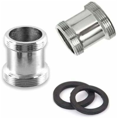 OEM Juego De 2 Adaptadores De Grifo De Latón, Rosca Macho Npt De 22 Mm, Conector Aireador Para Grifo De Fregadero, Purificador De Agua, Aireador (m18 - M22) - Crezuo OEM Juego De 2 Adaptadores De Grifo De Latón, Rosca Macho Npt De 22 Mm, Conector Aireador Para Grifo De Fregadero, Purificador De Agua, Aireador (m18 - M22) - Crezuo
