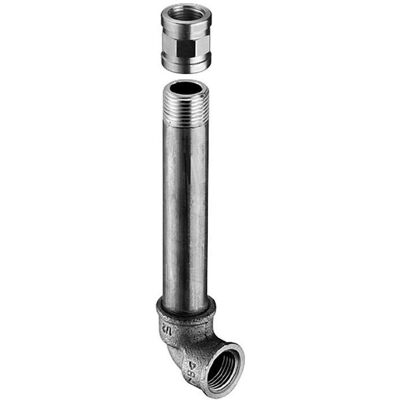 Kit de conexión para urinario de latón Schell - DN 15, tubo 120mm Kit de conexión para urinario de latón Schell - DN 15, tubo 120mm