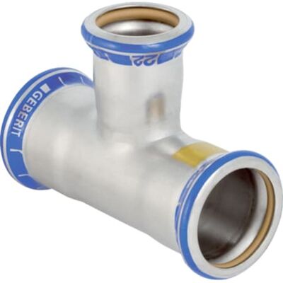 Geberit Mapress Acero Inoxidable Te Reducida (gas), Dn 50 / 40 / 50, Dø 54 Mm, 34051 Geberit Mapress Acero Inoxidable Te Reducida (gas), Dn 50 / 40 / 50, Dø 54 Mm, 34051