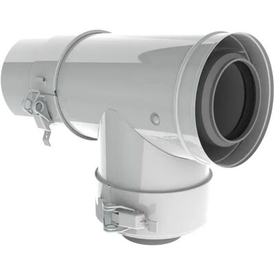 Remeha Pieza En T Con Tapa De Sellado Pps, Dn 80/125, M85051w Remeha Pieza En T Con Tapa De Sellado Pps, Dn 80/125, M85051w