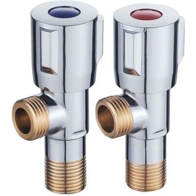 OEM Grifo Triangular De Cobre Para Calentadores De Agua Fría Y Caliente, 1 Entrada, 2 Salidas, Grifo De Suministro De Agua Doméstica De 4 Vías. OEM Grifo Triangular De Cobre Para Calentadores De Agua Fría Y Caliente, 1 Entrada, 2 Salidas, Grifo De Suministro De Agua Doméstica De 4 Vías.