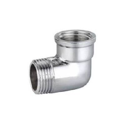 10 X Gomito A 90° Mf In Ottone Cromo Ibp Misura: 1/2" 10 X Gomito A 90° Mf In Ottone Cromo Ibp Misura: 1/2"