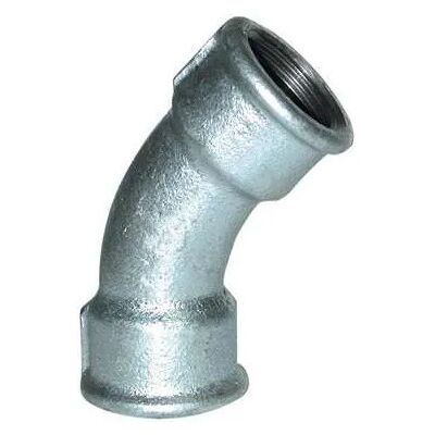 CODITAL Codo Maleable 45°, 66x76, Hembra Galvanizada CODITAL Codo Maleable 45°, 66x76, Hembra Galvanizada