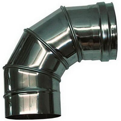 MBM Curva Ajustable De 0-90 Grados Para Chimenea Dn 200 Tubo De Acero Inoxidable 316 MBM Curva Ajustable De 0-90 Grados Para Chimenea Dn 200 Tubo De Acero Inoxidable 316