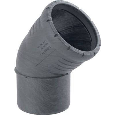 Geberit Silent-pro Codo, Dn 125, Dø 125 Mm, 393.621.14.1 Geberit Silent-pro Codo, Dn 125, Dø 125 Mm, 393.621.14.1