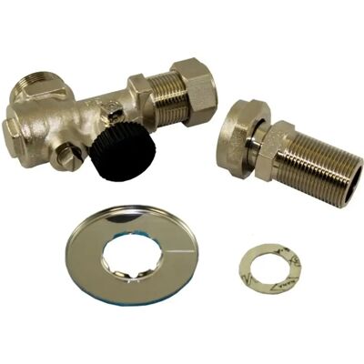 Wolf Grifo De Mantenimiento De Esquina 3/4 Con Grifo Kfe Para Instalación Empotrada, Cromado, 2070615 Wolf Grifo De Mantenimiento De Esquina 3/4 Con Grifo Kfe Para Instalación Empotrada, Cromado, 2070615