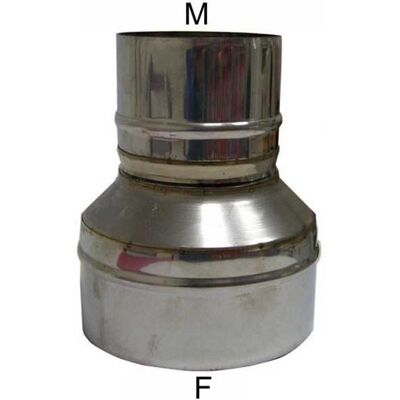 MARAL Adaptador Inox Mp10M-Dp10/15 Doble Pared MARAL Adaptador Inox Mp10M-Dp10/15 Doble Pared