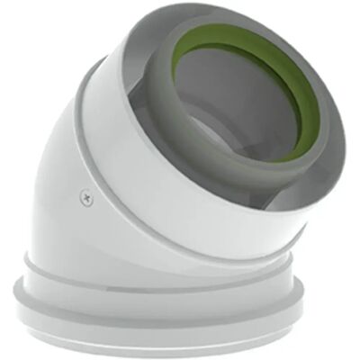 Remeha Codo 45 Grd Aw, Concéntrico, Dn 80/125, 7648005 Remeha Codo 45 Grd Aw, Concéntrico, Dn 80/125, 7648005