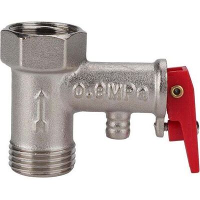OEM Válvula De Seguridad Y Alivio De Presión Para Calentador De Agua Eléctrico De Latón, 1/2" 0.8mpa Macho X Rosca Hembra Bsp OEM Válvula De Seguridad Y Alivio De Presión Para Calentador De Agua Eléctrico De Latón, 1/2" 0.8mpa Macho X Rosca Hembra Bsp