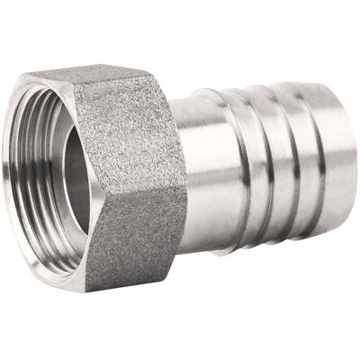 Racor 26x34 Hembra De Acero Inoxidable 316l Con Tuerca Móvil, Para Tubo Ø25, Ø Muescas 26,5 Acs Boutté Racor 26x34 Hembra De Acero Inoxidable 316l Con Tuerca Móvil, Para Tubo Ø25, Ø Muescas 26,5 Acs Boutté