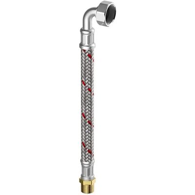 MEIBES Flamco Meiflex Manguera Blindada Calefacción/clima 1 Pulgada Ag X 1" Codo, 300 Mm, M4327.1134.30 MEIBES Flamco Meiflex Manguera Blindada Calefacción/clima 1 Pulgada Ag X 1" Codo, 300 Mm, M4327.1134.30