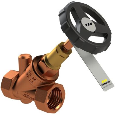 Kemper Weser Válvula De Cierre De Paso Libre, Sin Vaciado, Rosca Hembra, Figura 190 00, Dn 40, 1900004000 Kemper Weser Válvula De Cierre De Paso Libre, Sin Vaciado, Rosca Hembra, Figura 190 00, Dn 40, 1900004000