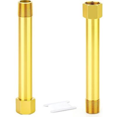 OEM 2 Piezas De Racores De Latón, Rosca Hembra A Macho 1/8" Bsp, Adaptador De Extensión Para Racor Recto De 125 Mm De Largo, Conector Reductor Para Drenaje OEM 2 Piezas De Racores De Latón, Rosca Hembra A Macho 1/8" Bsp, Adaptador De Extensión Para Racor Recto De 125 Mm De Largo, Conector Reductor Para Drenaje