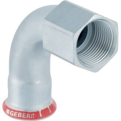 Geberit Mapress C-stahl Übergangsbogen 90° Con Rosca Hembra, Dn 50, 20562 Geberit Mapress C-stahl Übergangsbogen 90° Con Rosca Hembra, Dn 50, 20562