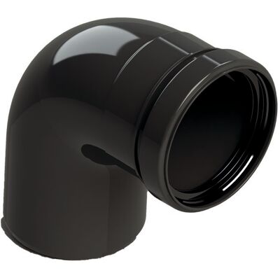 FERRARI SRL Codo 90° Polipropileno Negro D.80 Macho-hembra FERRARI SRL Codo 90° Polipropileno Negro D.80 Macho-hembra