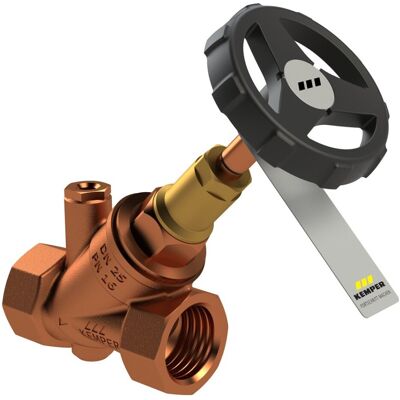 Kemper Weser Válvula De Cierre De Paso Libre, Con Tapón De Vaciado, Rosca Hembra, Figura 190 02, Dn 50, 1900205000 Kemper Weser Válvula De Cierre De Paso Libre, Con Tapón De Vaciado, Rosca Hembra, Figura 190 02, Dn 50, 1900205000