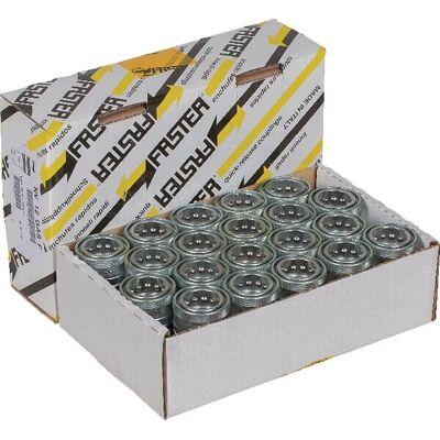 Acoplamiento R谩pido Hembra 1/2" - 12,5 - 1/2" Bsp Faster Nv12gasfp020 Acoplamiento R谩pido Hembra 1/2" - 12,5 - 1/2" Bsp Faster Nv12gasfp020