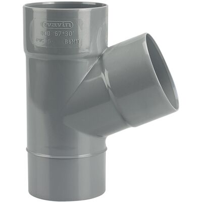 Accesorio Pvc Wavin 3026013 Ángulo 67 Grados Macho Hembra Accesorio Pvc Wavin 3026013 Ángulo 67 Grados Macho Hembra