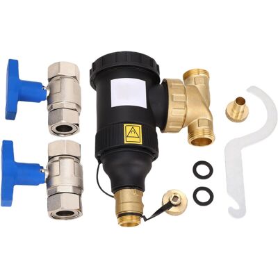 OEM Filtro Magnético Para Caldera Con Conector De 3/4 De Pulgada, Montaje En Pared, Filtración De Precisión De Latón De 5 Μm. OEM Filtro Magnético Para Caldera Con Conector De 3/4 De Pulgada, Montaje En Pared, Filtración De Precisión De Latón De 5 Μm.