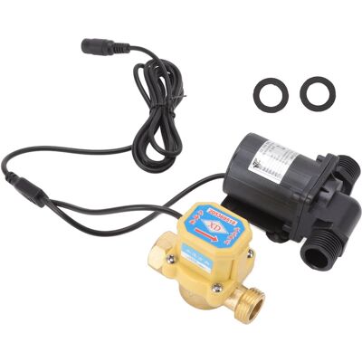 GRID COOL Bomba De Refuerzo Silenciosa Sin Escobillas De Cc Para Calentadores Solares De Agua Con Sensor De Flujo, 6-24 V, Rosca Macho G1/2 GRID COOL Bomba De Refuerzo Silenciosa Sin Escobillas De Cc Para Calentadores Solares De Agua Con Sensor De Flujo, 6-24 V, Rosca Macho G1/2