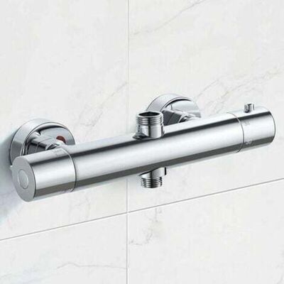 OEM Columna De Ducha Termostática, Válvula De Ducha De Latón, Superior G3/4 Bsp (26,4 Mm) + Inferior G1/2 Bsp (21 Mm) + Distancia Entre Centros (150 Mm) - Crezuo OEM Columna De Ducha Termostática, Válvula De Ducha De Latón, Superior G3/4 Bsp (26,4 Mm) + Inferior G1/2 Bsp (21 Mm) + Distancia Entre Centros (150 Mm) - Crezuo