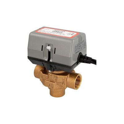 Honeywell - Válvula Motorizada De 3 Vías 3/4 'con Interruptor De Límite Honeywell - Válvula Motorizada De 3 Vías 3/4 'con Interruptor De Límite
