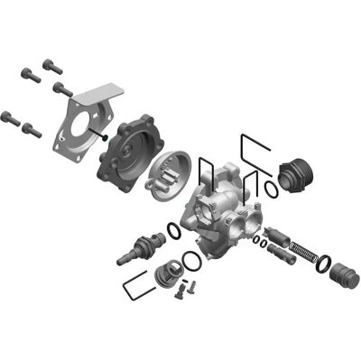 Bosch Válvula De Agua (membrana Ovalada) (negro), 8738728064 Bosch Válvula De Agua (membrana Ovalada) (negro), 8738728064